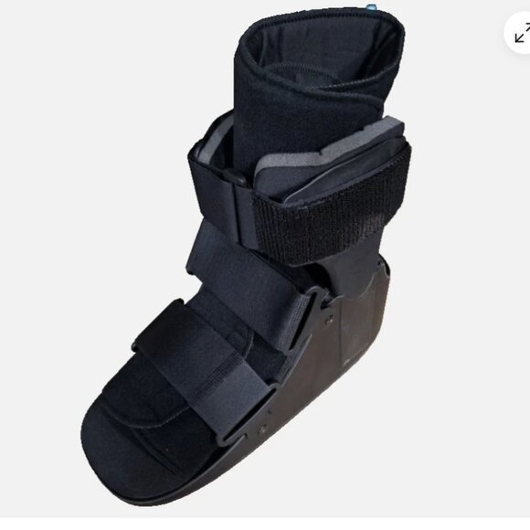 United Ortho Short Cam Walker Fracture Boot ankle stabilizer Black X SMALL NEW - Picture 3 of 6